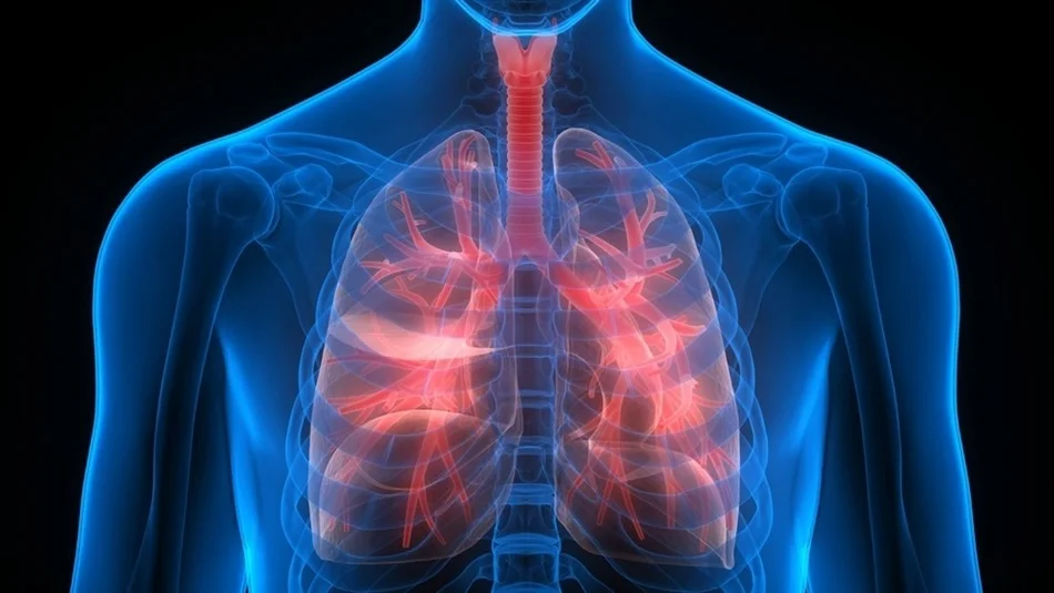 Pleural effusion illustration